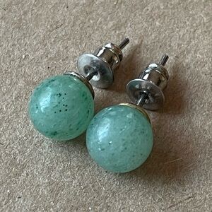 Green Aventurine stud earrings